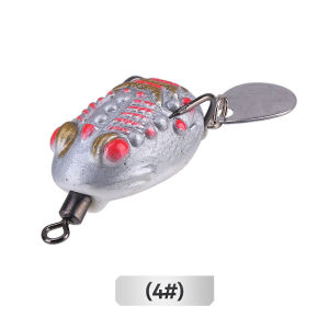Weihe FISHING | Mồi Câu Giả WEIHE Mini Double Hook Lure Soft Toad Frog 2.5cm 2.7g Dành Cho Hồ Sông Đập Ao - Gói 1 Hoặc 5 Cái
