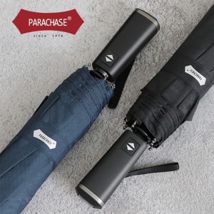 LORDWEY & ร่มชูชีพ135ซม. ร่มใหญ่ผู้ชายพับอัตโนมัติร่มกันลมแข็งแรง8ซี่โครงร่มกอล์ฟขนาดใหญ่ผู้ชายธุรกิจฝนตก