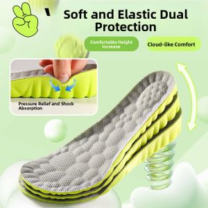 MONLEYTA | Elevated Shoe Inserts Men Women Comfortable Breathable Sweat Absorbent Aerial Fragrance Invisible Heightening Soft Bottom