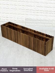 Sixiangjia | Durable Large Thick Wooden Plant Box