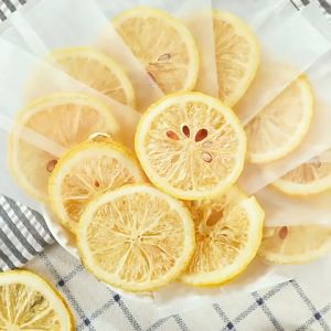 Freeze Dried Lemon Slice Tea 25 Slice No Sugar Low Fat Healthy Choice Natural No Additives Preserved Nutrients Refresh Your Day
