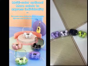 Open Ear Clip Headphones Wireless Earbuds Bluetooth 5.3 Sports Earbuds Built-in Microphone with Earhooks & Ear Hook Wireless Charging Case & Display Waterproof Fitness Earbuds for Running