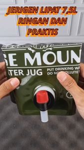 Water BAG Kantong Air Minum Lipat Tempat Air Minum Camping Hiking 75 Liter Ise Mount