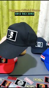 Topi PENYIDIK Tactical PDL Kamuflase dan Warna Free 3 Patch Emblem Prepet Perekat Velkro