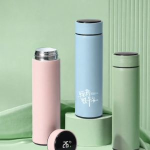 Business Stainless Steel Temperature Display Vacuum Flask