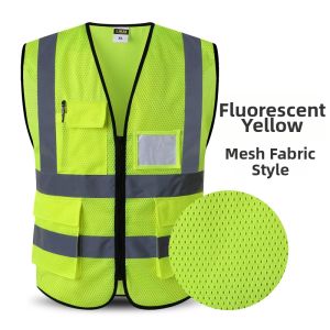 LIKAI | Custom Reflective Safety Vest Yellow