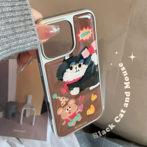 เคสโทรศัพท์มือถือแบบหนาป้องกันการตกหล่นพร้อมรูปแมวชีส ดีไซน์น่ารัก ดีไซน์การ์ตูน ดีไซน์ผู้หญิง ดีไซน์ใหม่ ป้องกันการตกหล่นได้ดี ดีไซน์น่ารัก