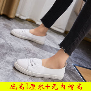 Waterproof Office Ladies Slippers Cross Buckle Strap Head Covered Sandals Flat Heel Rubber Sole Casual Style Pure Color Shoes