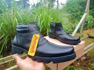 terbaru Sepatu dinas PDH Rumaos talimati outsole radial KULIT