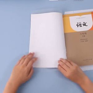 10 sheets Transparent  of wear-resistant  anti-scratch self-adhesive book cover Cover S/M/L Waterproof film student supplies