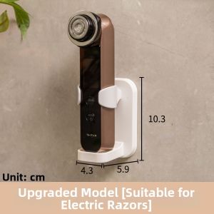 Drip-proof Drill-free Electric Shaver Storage Rack