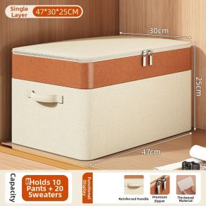 XUNHUAI | Large Capacity Moving Packing Organizer Bags Dual Layer Storage Bag