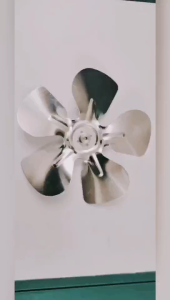 172mm/200mm OD 35mm Height Four-Blade Aluminum Fan Propeller 4/5/6/8mm Optional Shaft Hole Axial Flow Fan Blade