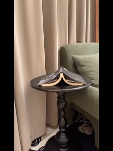 Bàn Gỗ Tròn Nhỏ Phong Cách Cổ Điển Bàn Phụ Sofa Bàn Trà Mini Decor Phòng Khách
