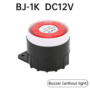 BJ-1K 12V 24V 220V Buzzer High Decibel Sound and Light Alarm Anti-theft Dual Audio Electronic Horn Waterproof Dustproof