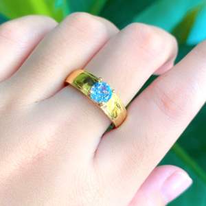 CINCIN EMAS PERMATA PRIA/WANITA ANTI LUNTUR