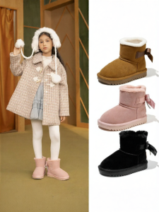Belle | Warm Fur-lined Winter Snow Boots for Girls