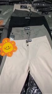 Celana Chinos Pria Panjang 2024 Slim Fit Mocca