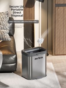 MR.Bin | Slim Fit High-End Luxury Stainless Steel Garbage Can