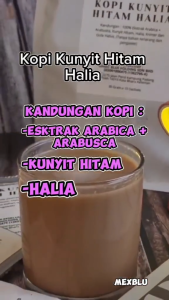 MEXBLU Kopi Kunyit Hitam Halia Premium 3 In 1 30g (15 sachet | 5 sachet)
