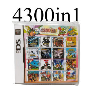 Bandai | 4300 in 1 Compilation DS NDS 3DS 3DS NDSL Game Cartridge Card Video Game Handheld Player (R4 Card) 23in1/BLACK /SoulSilver