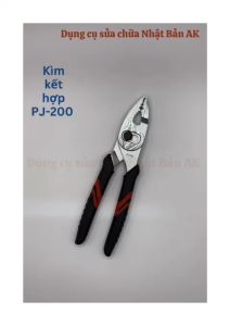Kìm kết hợp KTC mã PJ-200 cắt qua dây thép với đường kính 2.6 hàng Nhật chính hãng