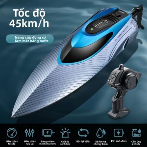 Thuyền Điều Khiển Từ Xa S3 Cỡ Lớn 2.4Ghz Tốc Độ Cao 30km/h Có Đèn LED Sẵn Sàng Chạy Đồ Chơi Thuyền Điện Tốc Độ Cao Dành Cho Trẻ Em Quà Tặng Mô Hình
