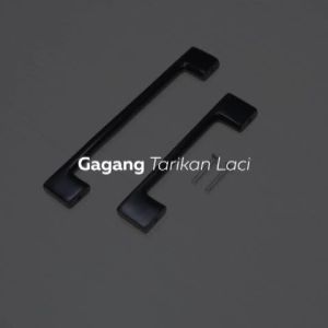 NOBLEZA Gagang Tarikan Laci Kabinet Lemari Kotak Stainless Black