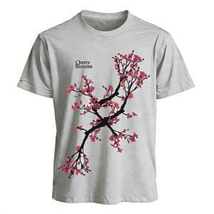 Marvel | Cherry Blossom Floral T Shirt Women Spring Summer Casual Cotton Short Sleeve Tee Graphic Print Tops Oversized Streetwear Korean