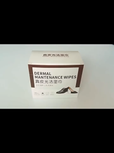 Leather Shoe Wipes with Polish | Disposable Shoe Shine Wipes | Leather Care Oil Cleaner Portable Individually Packed 皮鞋湿巾自带鞋油 | 一次性擦鞋湿巾便携装 | 皮具保养清洁护理油