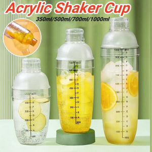 Kitchen Acrylic Milk Tea Shaker Cocktail Juice Shaker Bottle Blender Bar Supplies