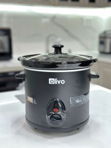 💥GIAO HỎA TỐC 💥 NỒI NẤU CHẬM OLIVO SC30 3 LÍT SC25 2.5 LÍT LÒNG GỐM TRÁNG MEN 3 MỨC NHIỆT THƯƠNG HIỆU MỸ BẢO HÀNH 24 THÁNG CHÍNH HÃNG