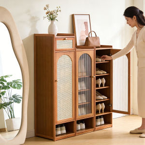 Eleven Dimension Space | Small Slim Multi-level Shoe Cabinet
