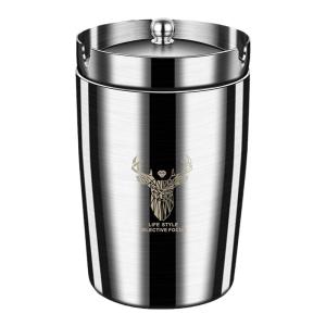 Creative Ashtray Anti-Ash Escape Fashion Car Stainless Steel Funnel