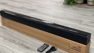 CA New Upgraded Super Rixing SoundBar / Sound bar / 2.1 CH with Bluetooth / USB / Digital Optical Input / Aux / HDMI (ARC) Input and with Remote Control / Sound bar / Titanium Audio
