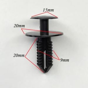 10/20/30/40/50PCS Auto Plastic Rivets Trim Panel Liner Push-Type Snaps Fastener Clips For Mercedes Benz FenderCar Accessories
