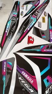 (COD) STIKER STRIPING MOTOR YAMAHA VEGA ZR - STIKER LIST GRAFIK SIMPLE WARNA VARIASI DESAIN RACING HOLOGRAM DAN TRANSPARAN BISA COD IP.KODE-92