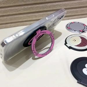 Purple Compassion Plastic Rotate Phone Stand Mobile Phone Case Back Sticker Rotable Finger Ring Holder Universal Desktop Bracke