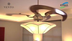 MT Edma 56in Belle Epoque Kipas Angin Plafon dengan Lampu Bohlam E14 dan Remote Control