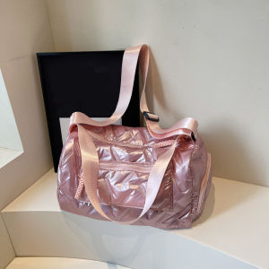 Large Womens Fitness Handbag Gym Sport Shoulder Bag Training Yoga Bag With Shoe Compartment Fashion Travel Duffel Crossbody Bag