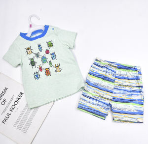 Summer Export Baby Suit 1 Years Old 2 Years Old 3 Years Old Boy Girl Short Sleeve T-shirt + Shorts Baby Two-Piece Suit Clothes