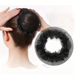 Reusable Elastic Nylon Hair Buns for Ballet Dance Gym Yoga Pilates Breathable Mesh Design Secure Fit for Hair Accessory Durable