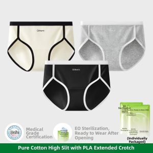 Baisina | Antibacterial Cotton High Slit Womens Panties