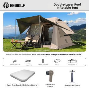 Hewolf | Inflatable Sun-Resistant Rainproof Tent