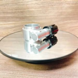 Full bộ Núm tăng chỉnh Phuộc HPA núm lớn xài phuộc YssOhlinsRCBYssNitron... màu trắng núm đen bên trái