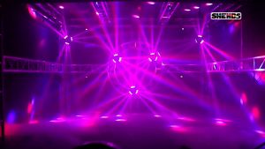 SHEHDS MINI 9x10W LED Spider Moving Head Beam Light RGBW 16/48CH DMX Stage Lights Dj Equipment