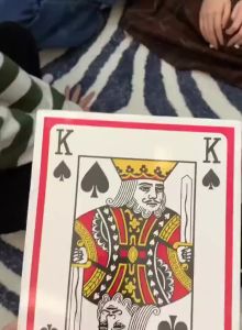 6x Giant Poker Cards 54Pcs/set Art Paper Big Playing Card Internet Celebrity Funny Same Big Playing Card Creativity