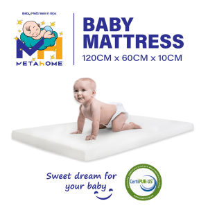 Tilam Bayi MetaHome Baby Mattress 10CM Infant Bone Support High Density Advanced Anti Allergic Anti Dustmite Baby Bed