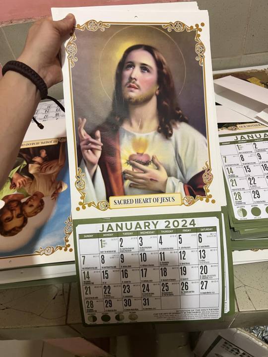 Sacred Heart Calendar 2024 Lazada PH