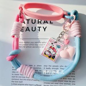 Túi Đựng Nước Stanley Màu Hồng Xanh Thủ Công Cầm Tay Có Dây Đeo Phụ Kiện Miệng Cốc Đa Năng 6-10cm Phụ Kiện Cốc Phổ Thông